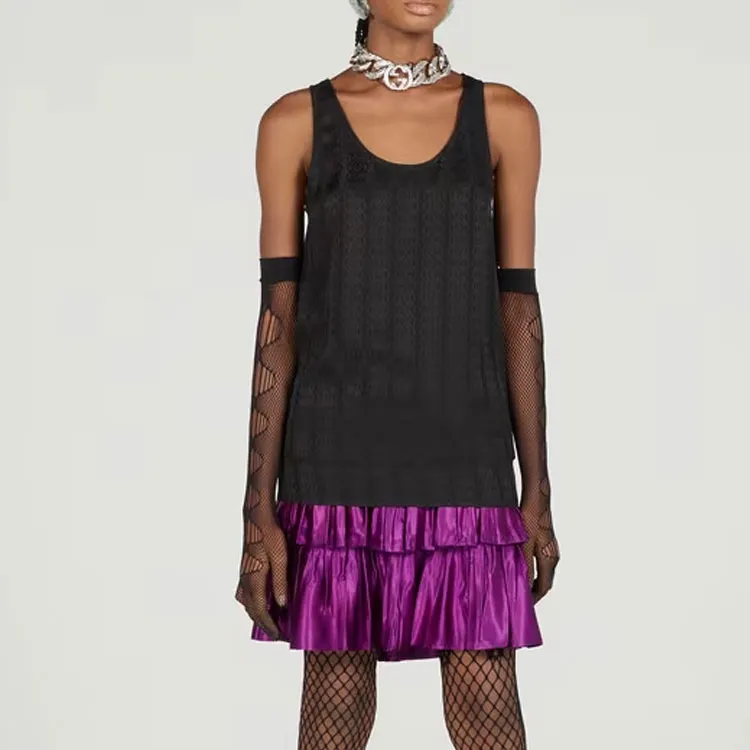 GUCCI Gg Logo Printed Tank Top-2