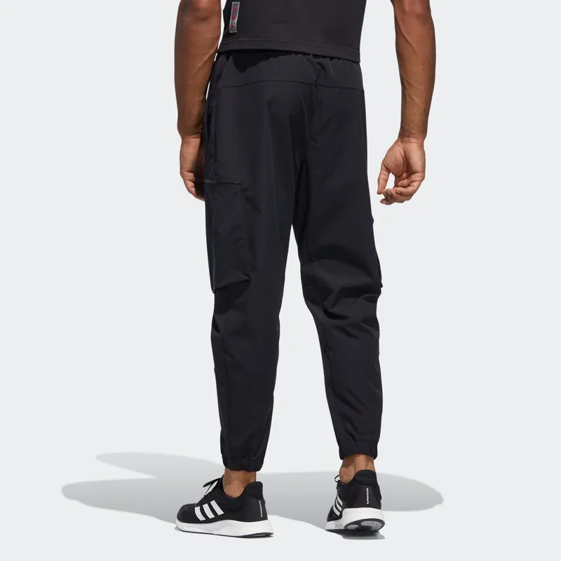 Adidas Knitted Sweatpants Men's Black-3