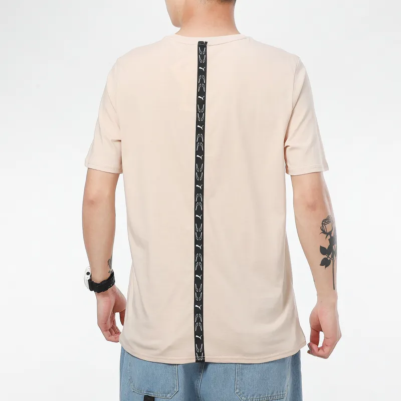 PUMA T Shirts Men Flesh Pink-3
