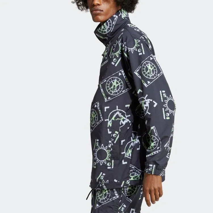 Adidas Graphic-print Pull-over Jacket-4