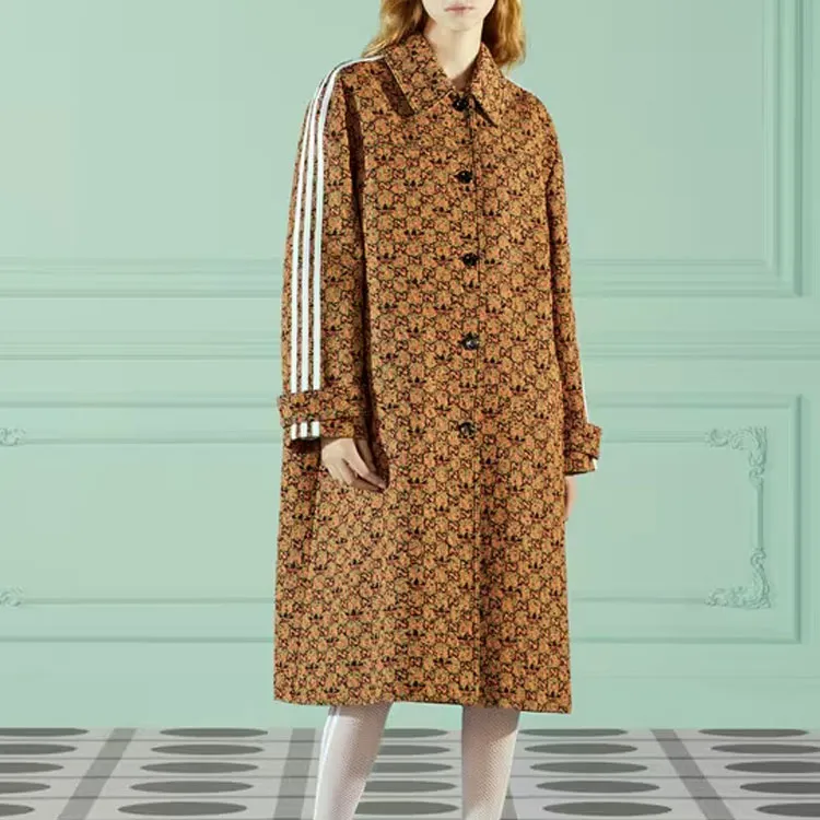 GUCCI X Adidas Gg Trefoil Coat Black/Orange-1