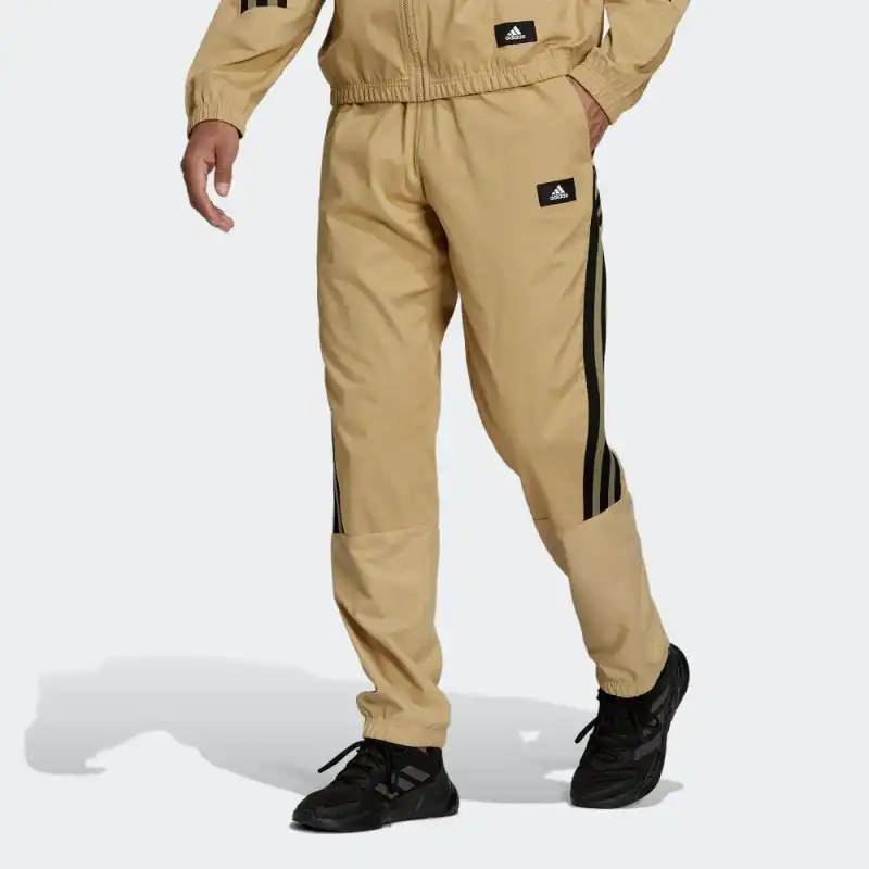 Adidas Knitted Sweatpants Men's Khaki-1