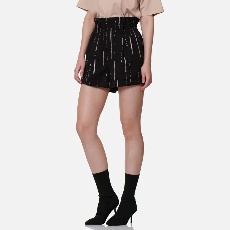 EVISU Casual Shorts Women's Black-2