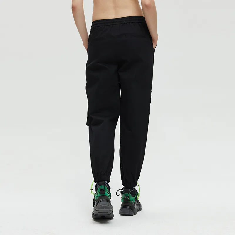 Clubxxhh Thickened Casual Pants Unisex Black-3
