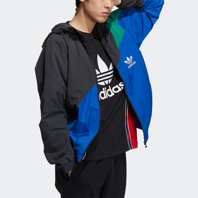 Adidas Originals Jackets Men Blue-3