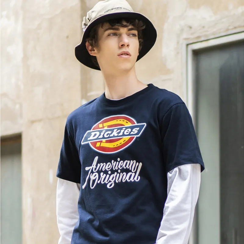 Dickies T Shirt Unisex Dark Navy Blue-2
