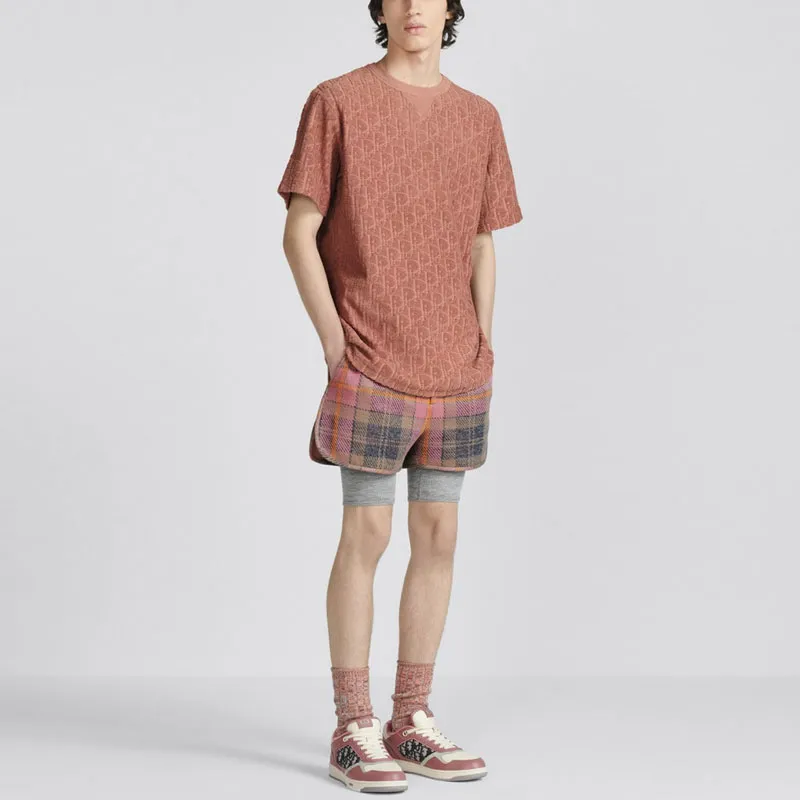 DIOR T Shirts Men Pink-5