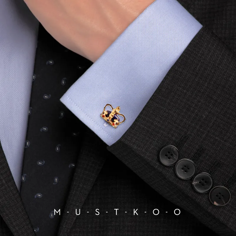 MUSTKOO Cufflinks Unisex-4