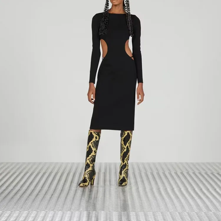 GUCCI Crystal G Cut out Dress-1