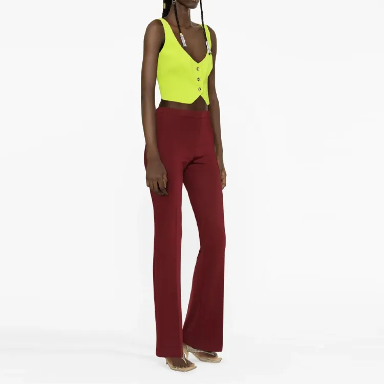 PINKO High waist Flared Trousers-1