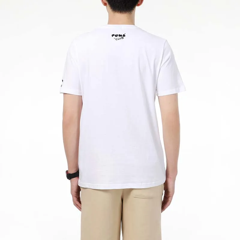 PUMA Set-in Sleeve T-Shirt Men's White-3