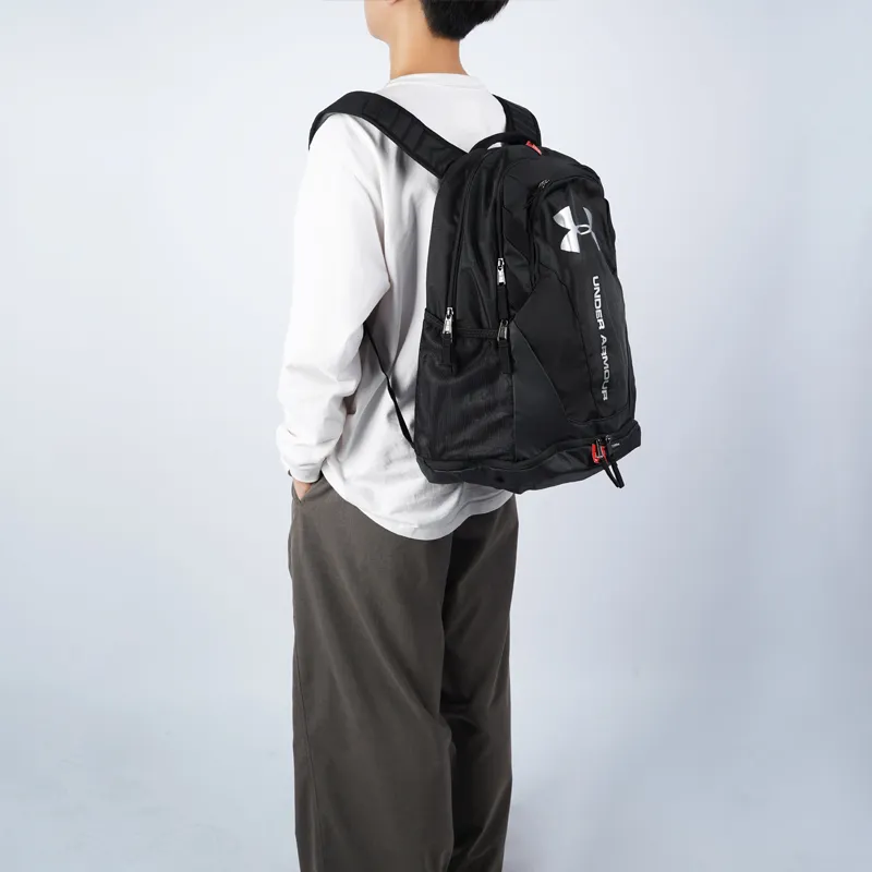 Under Armour Polyester Backpack Regular Men's Black-4