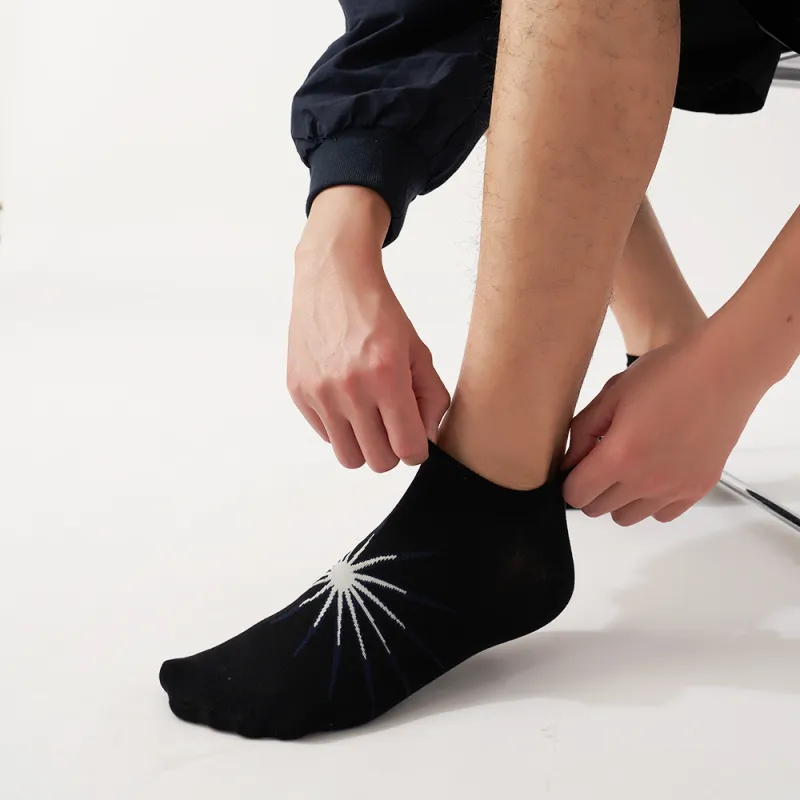 Duanmei Ankle Socks Men's 5 Pack-7