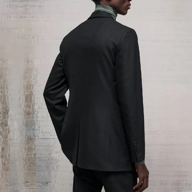 HERMES Business Suits Men Black-2