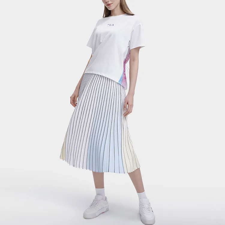FILA Crop Tops Women's Standard White-5