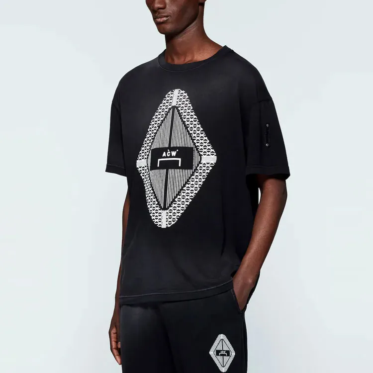 A COLD WALL* Gradient Logo Printed Crewneck T Shirt-3
