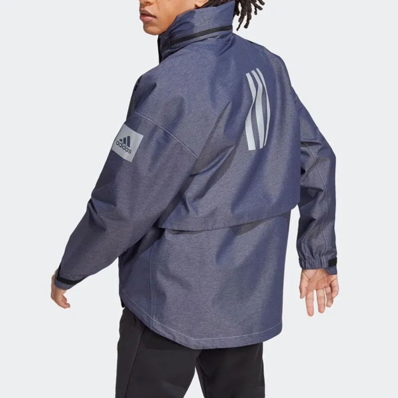 Adidas MYSHELTER Denim Jackets Men Marine Blue-1