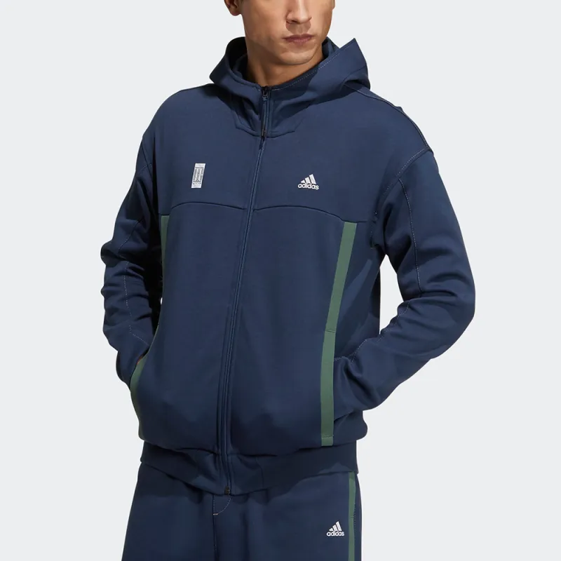 Adidas Jackets Men Navy Blue-1