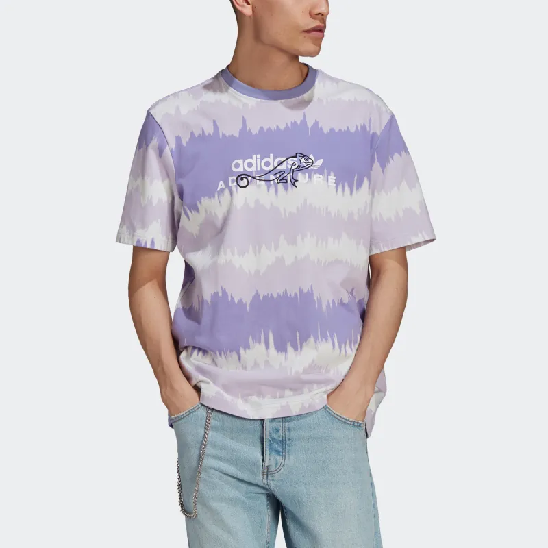 Adidas Originals T Shirt Men's Light Purple-2