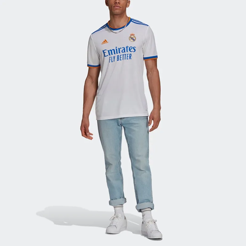 Adidas Real Madrid Soccer Jersey Men's White-2