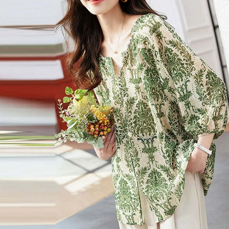 Dme Shirts Women's Seaweed Green-3