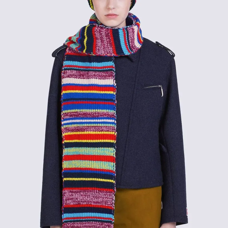 KENZO Knit Scarf Unisex Multicolor-1