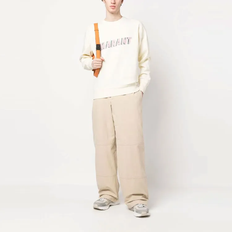 ISABEL MARANT Sweatshirts Men Vanilla-1