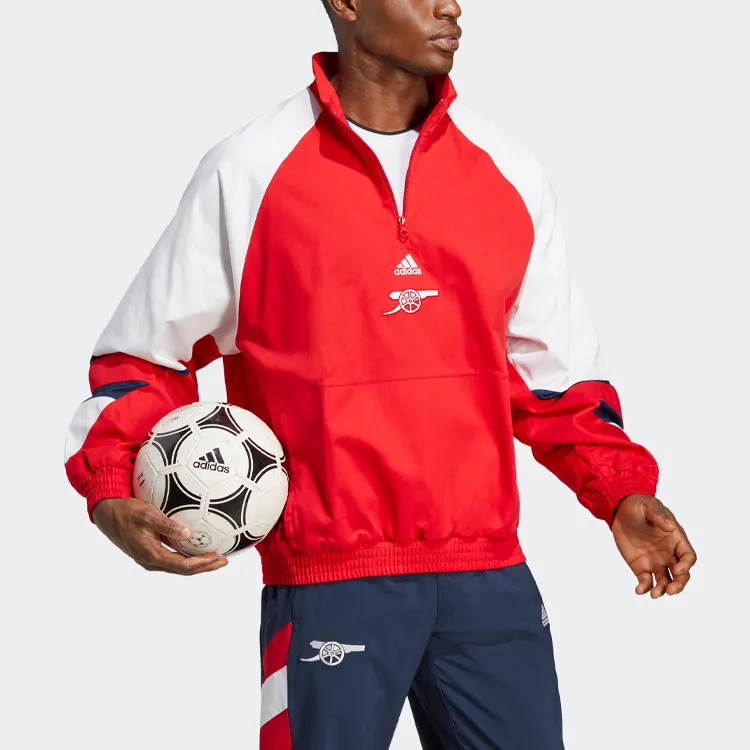 adidas Arsenal Men's Icon Lifestyle Jacket Scarlet-3