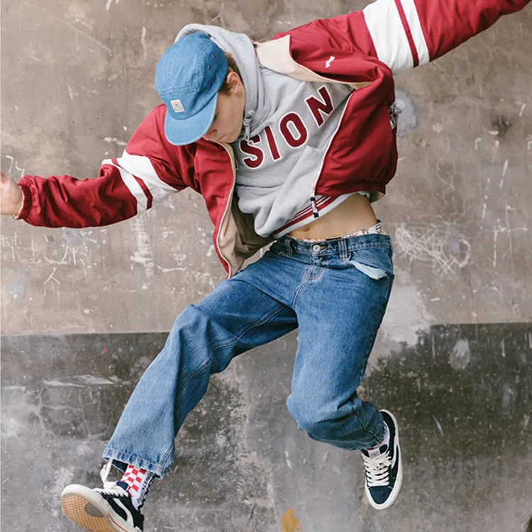 Vision Street Wear Jacket Unisex Red-2