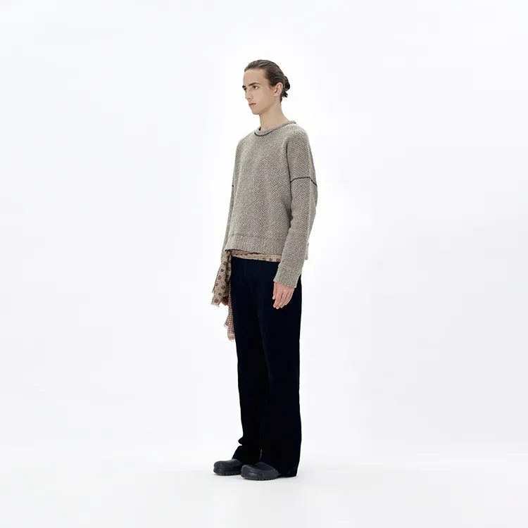 The Last Redemption FW21 Sweater Unisex Light Gray-4