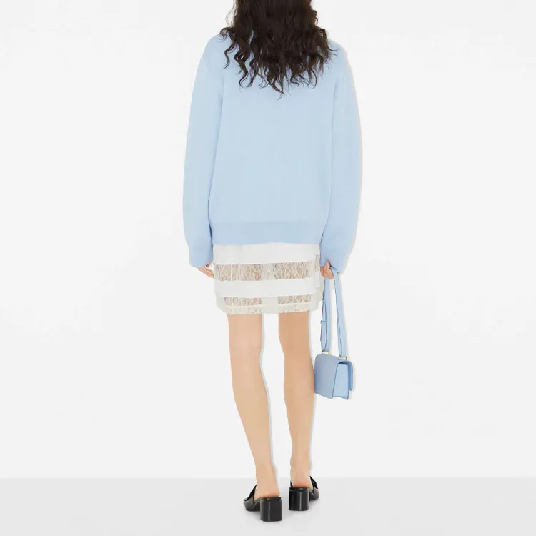 Burberry Logo Cardigan 'Blue'-2