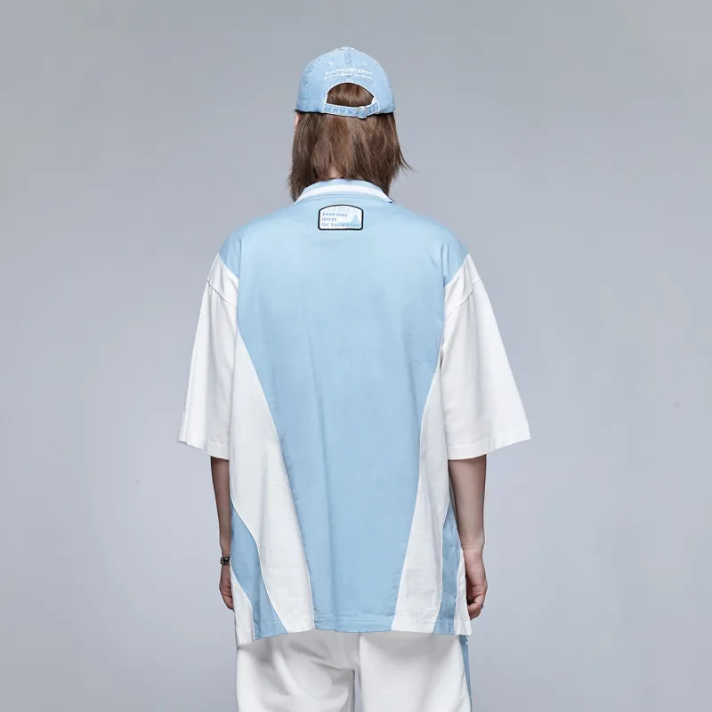 Guuka T Shirts Men Pink/Blue-4