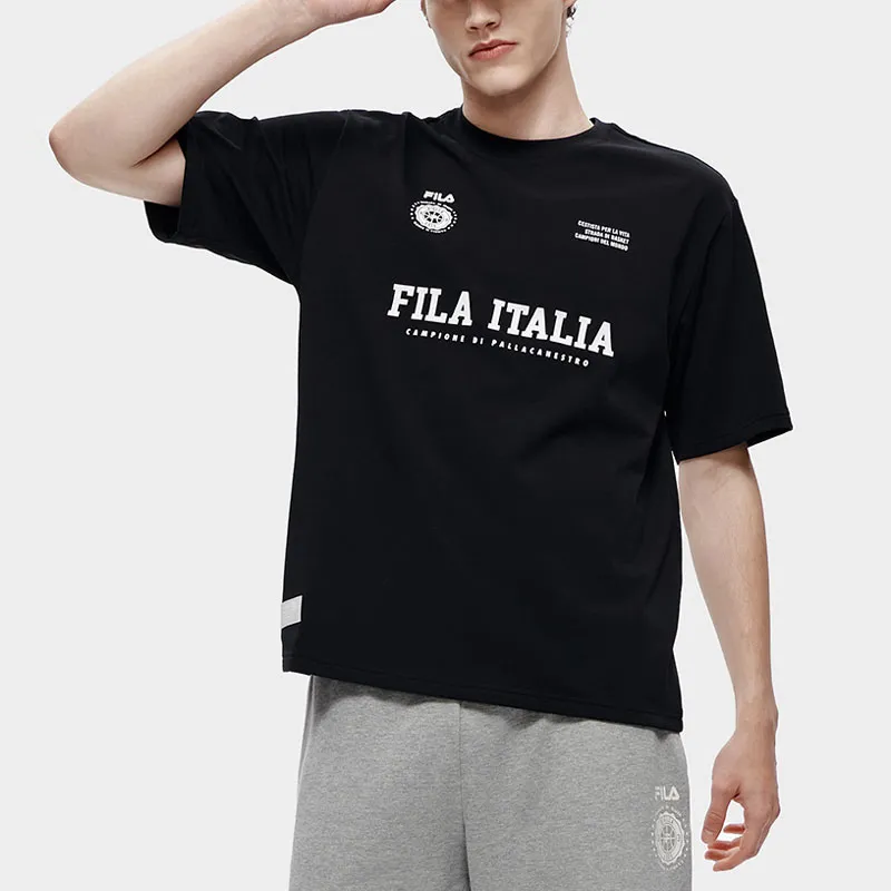 FILA FUSION T Shirt Men's Pitch Black-2