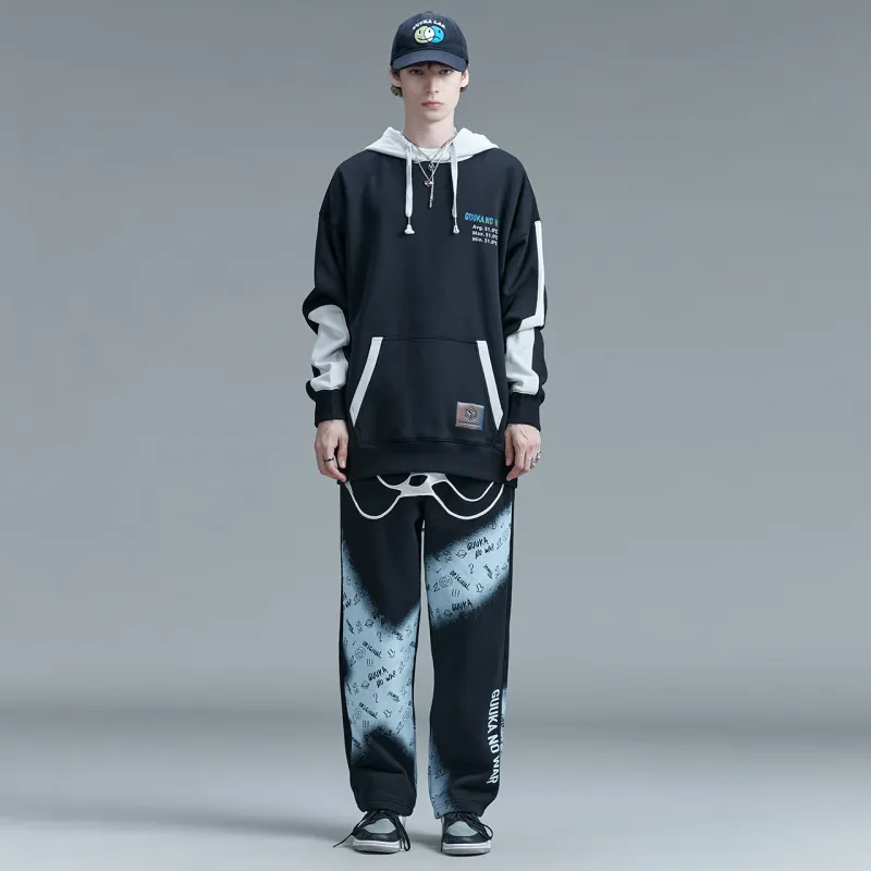 Guuka Sports Pants Unisex Black-2