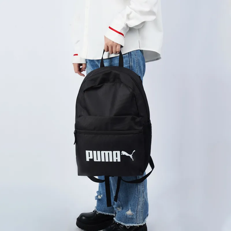 PUMA Fabric Backpack Regular Unisex Pure Black-3