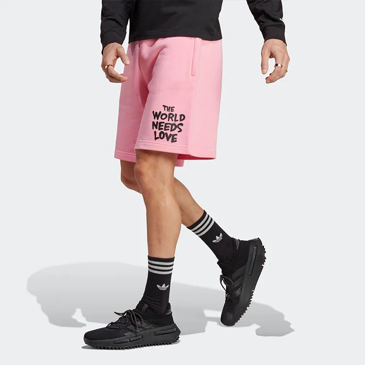 Adidas Casual Shorts Men's Pink-3
