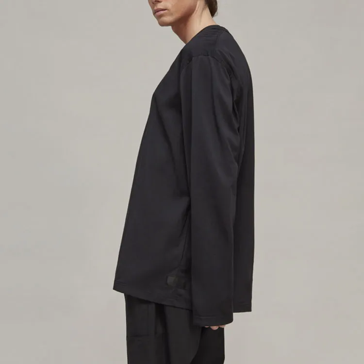 Y-3 Tonal-logo Long-sleeve T-shirt-4