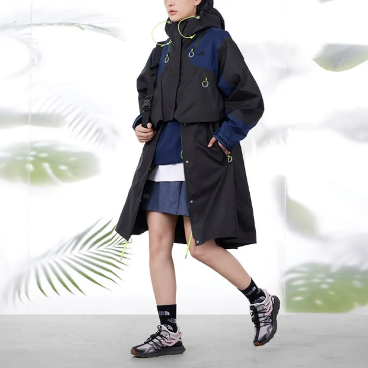 THE NORTH FACE UE Series Waterproof And Windproof Windbreaker Jacket Women's Blue-3