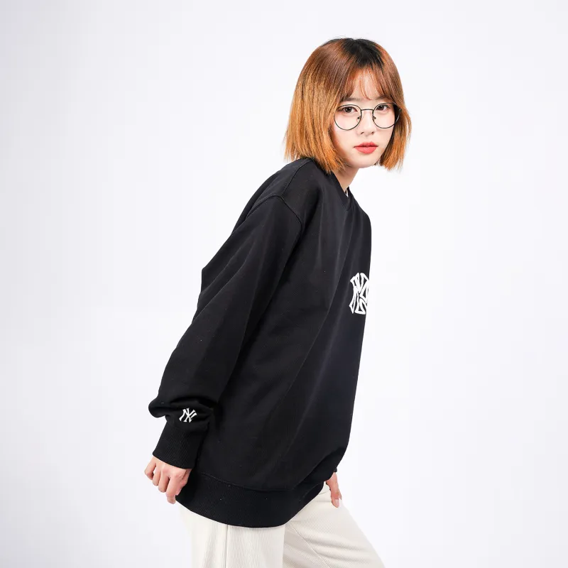 MLB New York Yankees Sweatshirt Unisex Black-4