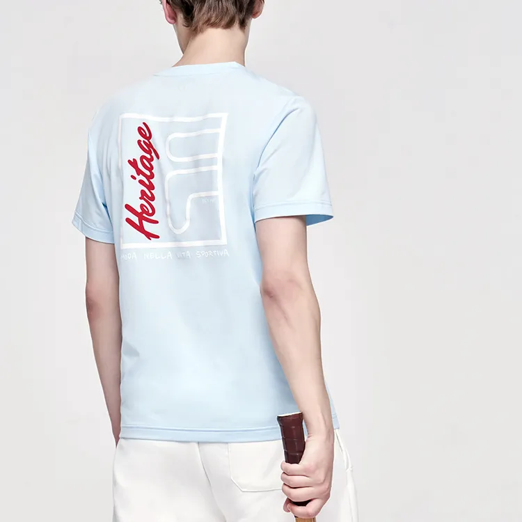 FILA Athletics T-Shirt Men's Light Blue-3