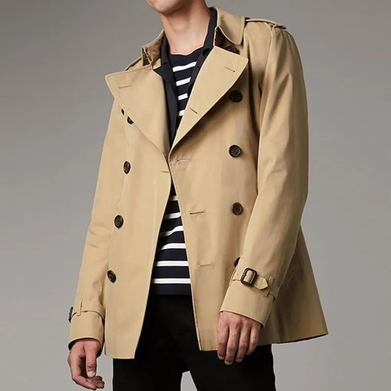 Burberry Trench Coat Men's Khaki-2