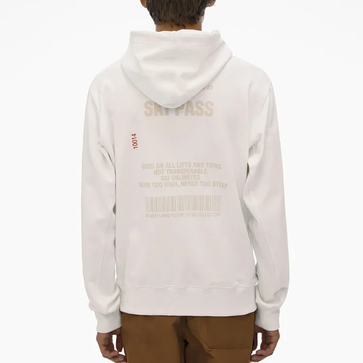 Helmut Lang Logo Printed Drawstring Hoodie-2