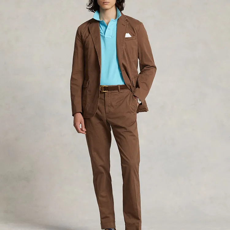 Polo Ralph Lauren SS23 Business Suit Coat Men's Brown-1