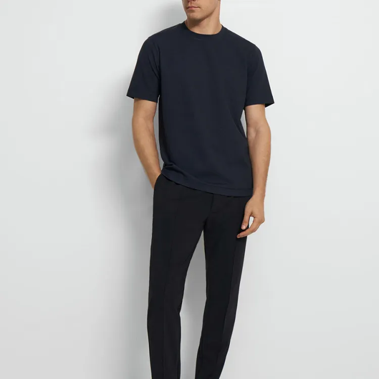 THEORY Ryder Crewneck Jersey T Shirt-1