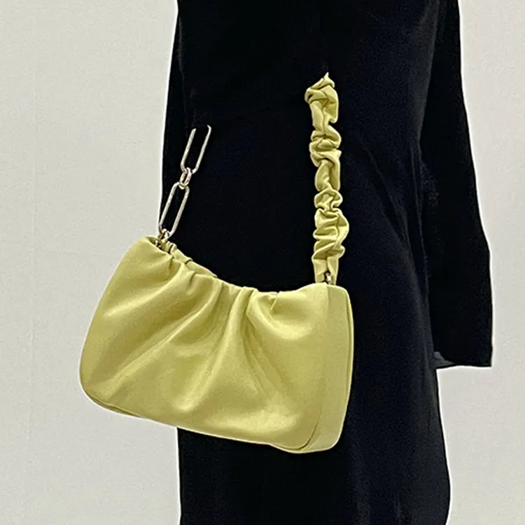QULU Sheepskin Tofu Bag, Cloud Underarm Handbag, Shoulder Bag Women's Multiple Colors-18