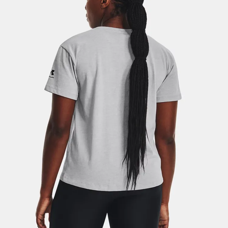 Under Armour T Shirt Women's Light Modern Gray-4