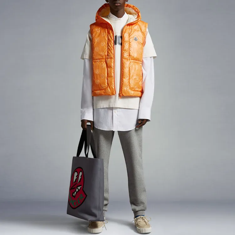Moncler Alkarab Logo print Gilet-2