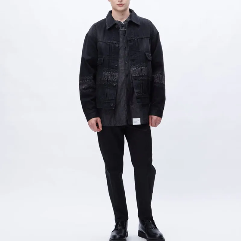 NEIGHBORHOOD Denim Jackets Men Black-2