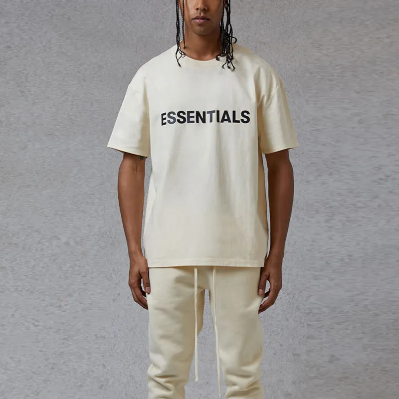 Fear Of God Essentials 3D Silicon Applique Boxy T Shirt-2