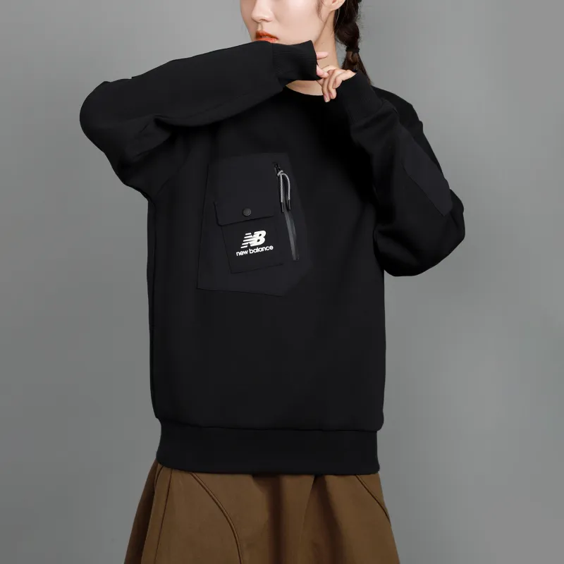 New Balance Sweatshirts Unisex Black-2